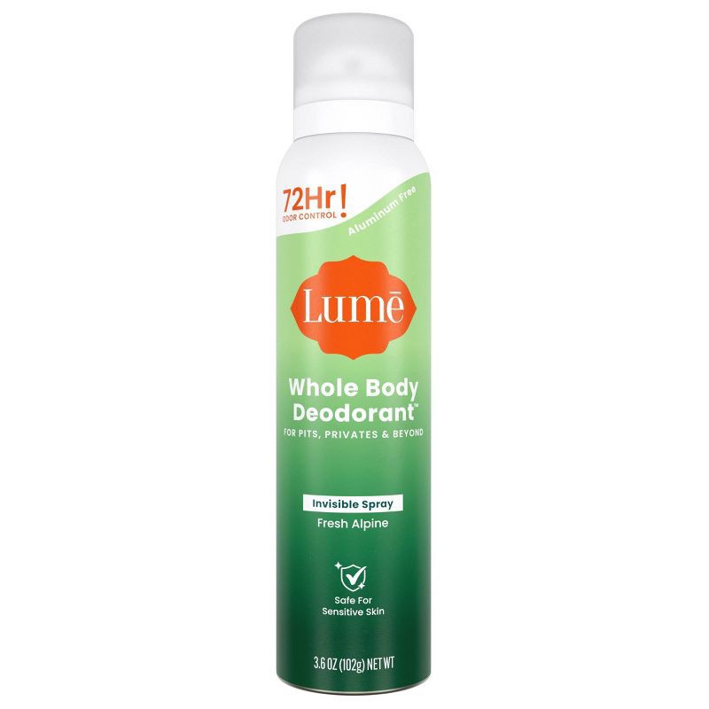 slide 1 of 8, Lume Deodorant Spray - Fresh Alpine - 3.6oz, 3.6 oz