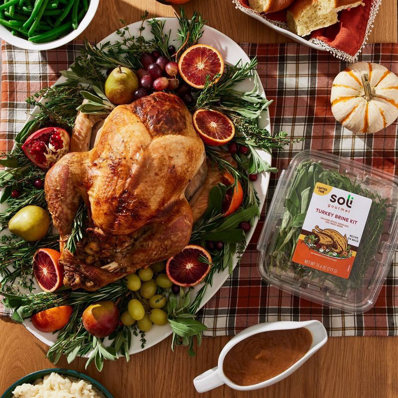 slide 3 of 5, Soli Organic Gourmet Turkey Herb and Brine Kit - 25.6 oz, 25.6 oz
