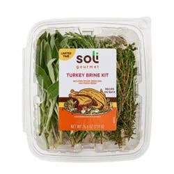 Soli Organic Gourmet Turkey Herb and Brine Kit - 25.6 oz