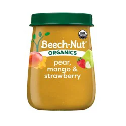 Beech-Nut Organics Pear Mango & Strawberry Baby Food Jar - 4oz