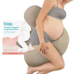 Frida Mom Compact Support 4-in-1 Pregnancy Pillow - Taupe