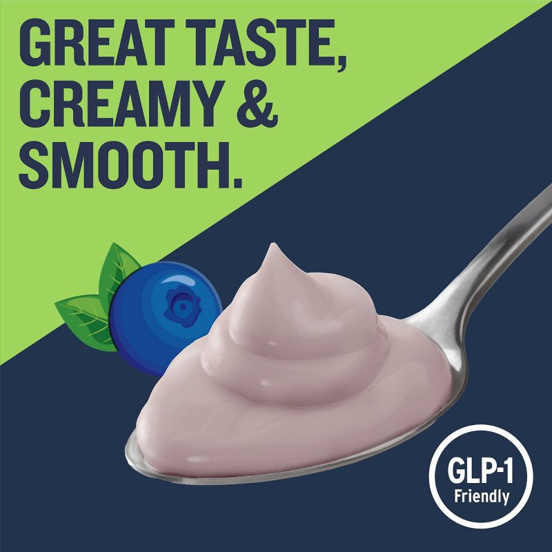 slide 3 of 7, :ratio ProFiber Blueberry Traditional Yogurt - 20g Protein 5.3oz, 20 gram, 5.3 oz