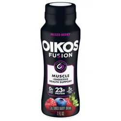Oikos Fusion Mixed Berry Cultured Dairy Drink - 7 fl oz