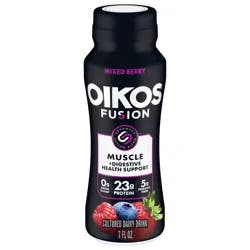 Oikos Fusion Mixed Berry Cultured Dairy Drink - 7 fl oz
