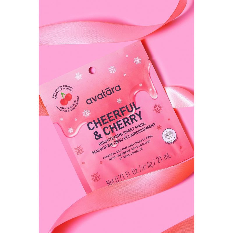 slide 3 of 6, Avatara Face Mask - Cheerful & Cherry - 0.71 fl oz, 0.71 fl oz