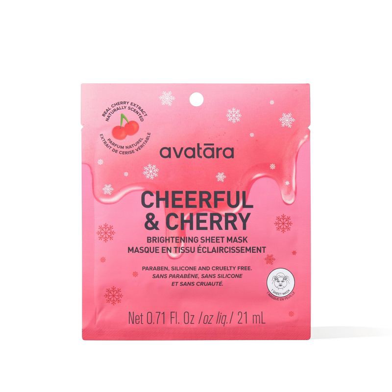 slide 1 of 6, Avatara Face Mask - Cheerful & Cherry - 0.71 fl oz, 0.71 fl oz