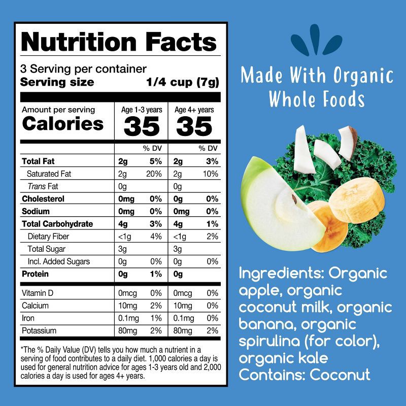 slide 6 of 7, Amara Organic Fruit Bites Baby Snacks - Apple Kale - 0.75 oz, 0.75 oz