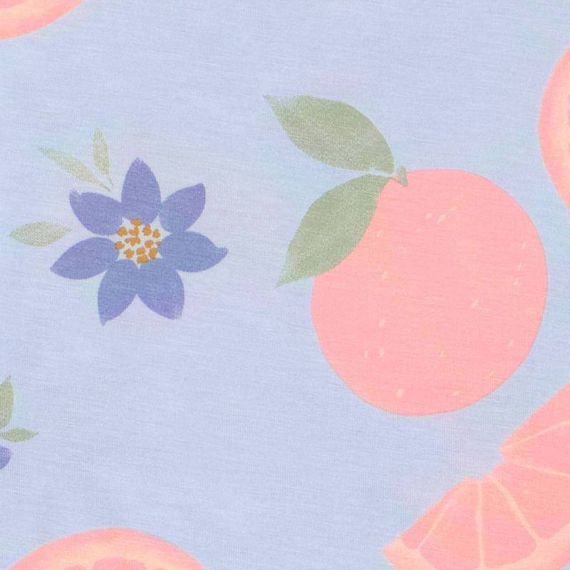 slide 3 of 5, Carter's Just One You® Toddler Girls' 2pc Short Sleeve Comfy Soft Snug Fit Fruit Pajama Set - Blue 5T, 2 ct