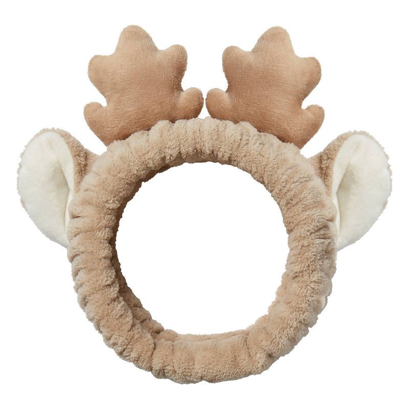 slide 1 of 4, I DEW CARE Spa Headband - Reindeer, 1 ct