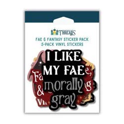 Kingdom of Threads Fae and Fantasy 5-Vinyl Sticker Pack