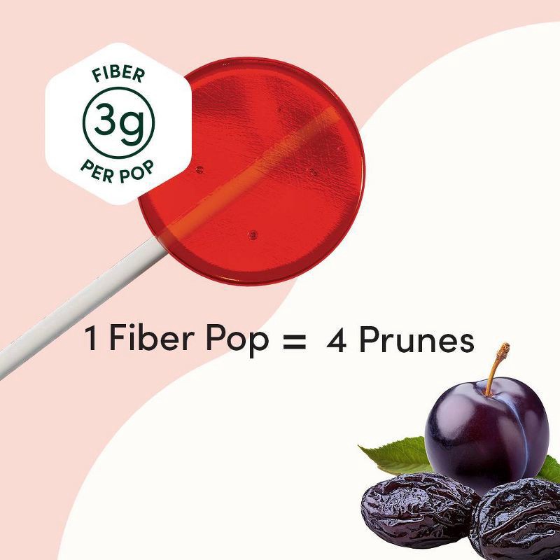 slide 6 of 8, Beekeepers Naturals Kid's Prebiotic Fiber Pops Multi-Symptom Relief Lollipop - Cherry Berry - 15ct, 15 ct