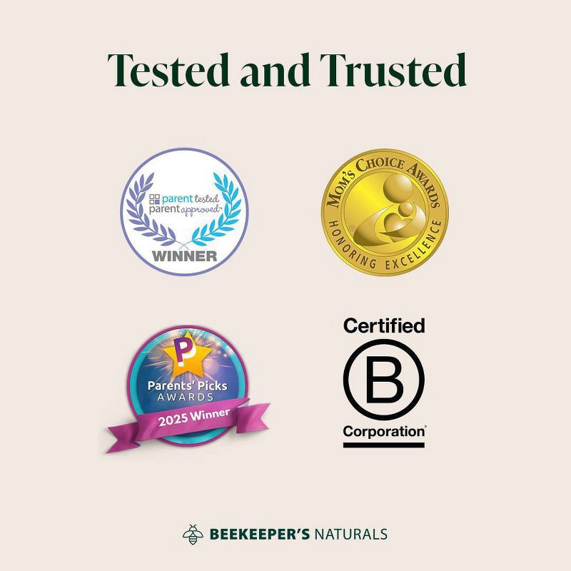 slide 8 of 8, Beekeepers Naturals Kid's Prebiotic Fiber Pops Multi-Symptom Relief Lollipop - Cherry Berry - 15ct, 15 ct