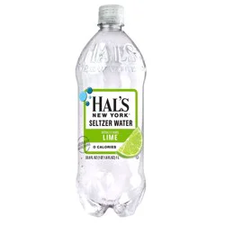 Hal's New York Lime Seltzer Sparkling Water - 1L