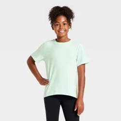 Girls' Active T-Shirt - All in Motion™ Light Mint Green M