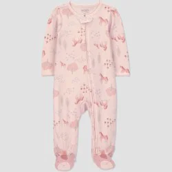 Carter's Just One You® Baby Girls' Scenic Horses Sleep N' Play - Pink 9M