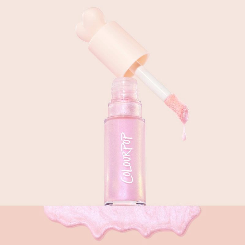 slide 7 of 8, ColourPop Liquid Highlighter - Pink Pony - 0.38oz, 0.38 oz