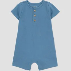 Carter's Just One You® Baby Boys' Thermal Romper - Blue 18M