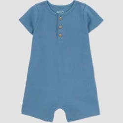 Carter's Just One You® Baby Boys' Thermal Romper - Blue 18M