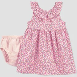 Carter's Just One You® Baby Girls' Micro Floral Dress - Pink 9M