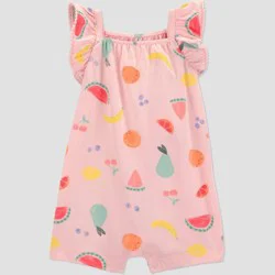 Carter's Just One You® Baby Girls' Fruit Ruffle Romper - Pink 9M