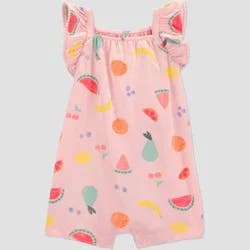 Carter's Just One You® Baby Girls' Fruit Ruffle Romper - Pink 18M