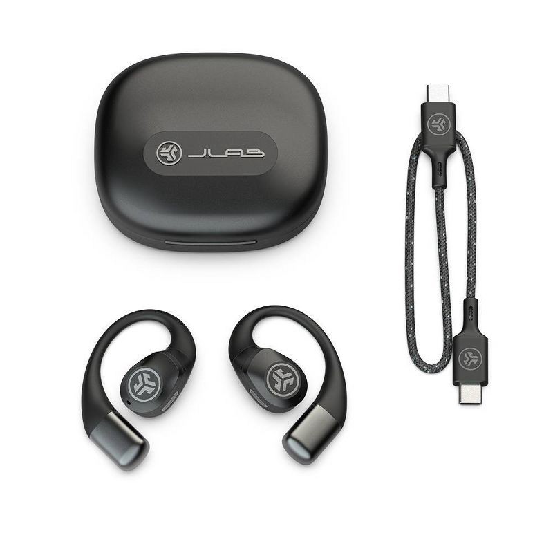 slide 2 of 13, JLab Epic Open Sport True Wireless Earbuds- Black, 1 ct
