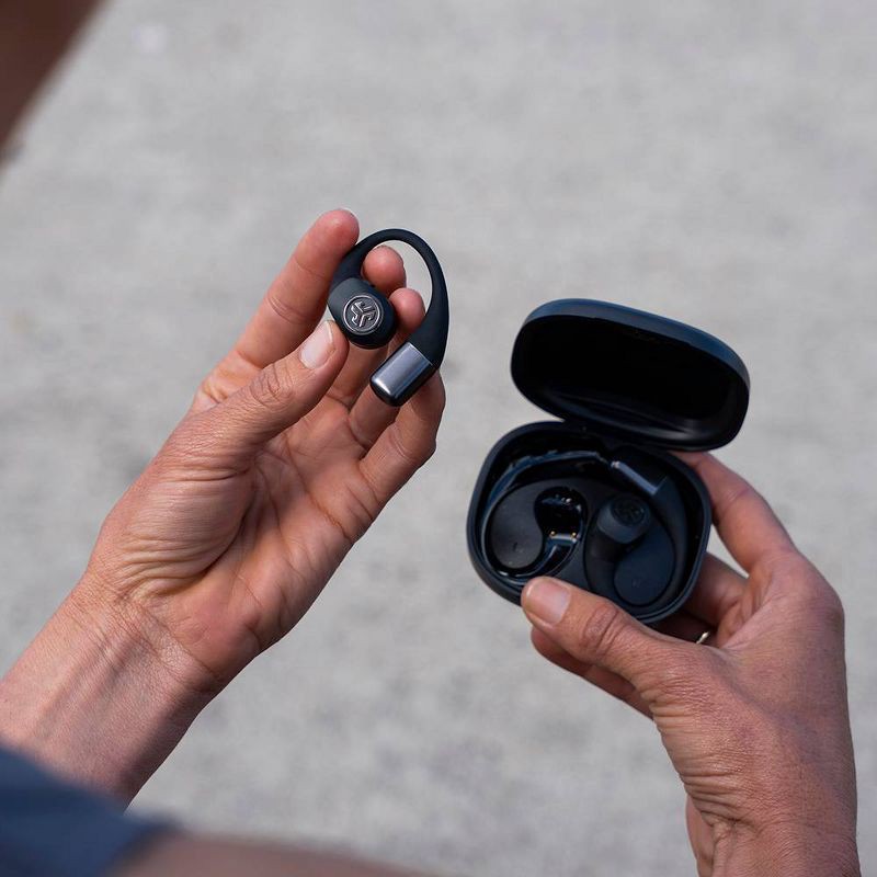 slide 10 of 13, JLab Epic Open Sport True Wireless Earbuds- Black, 1 ct