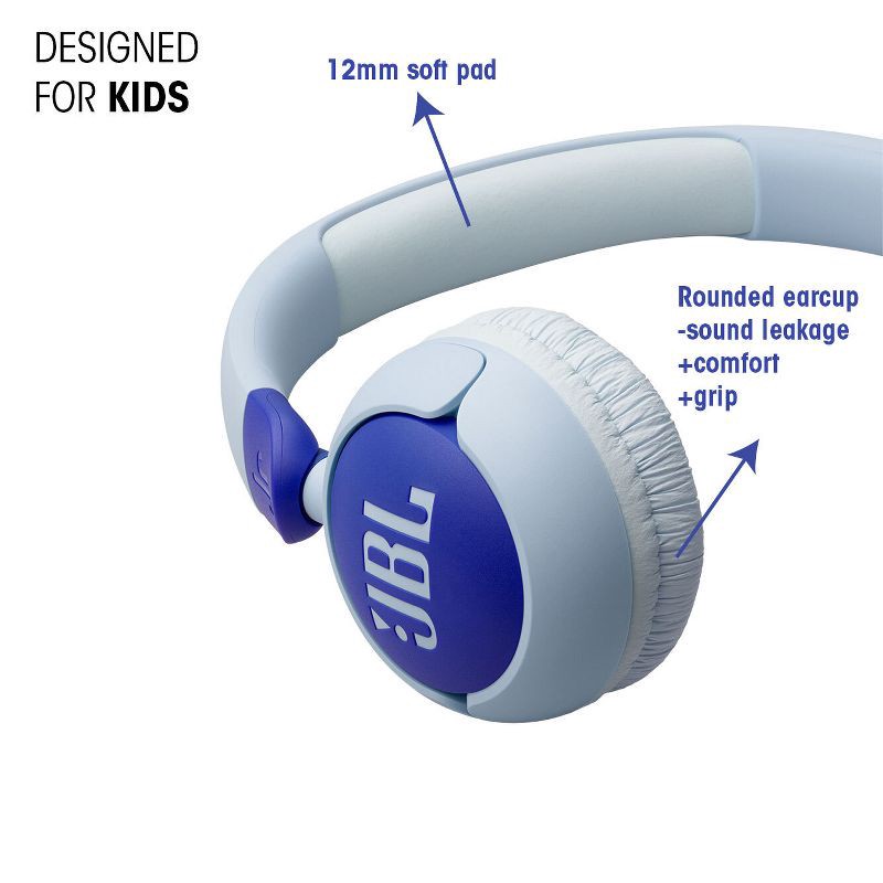 slide 4 of 14, JBL Junior 320 On-Ear Headphones - Purple, 1 ct