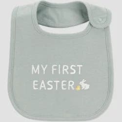Carter's Just one you® Baby My 1st Easter Bib - Green