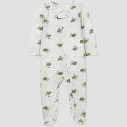 Carter's Just One You® Baby Boys' Comfy Soft Turtles Sleep N' Play Footed Pajamas - Gray 6M