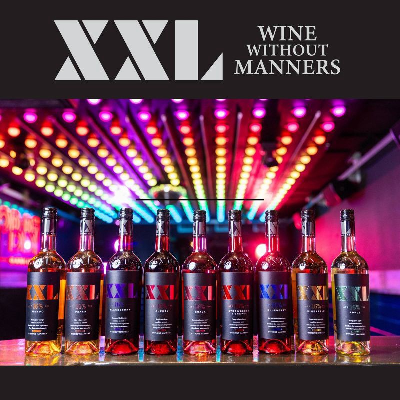 slide 5 of 5, XXL Strawberry & Grapes Moscato Wine - 750ml, 750 ml