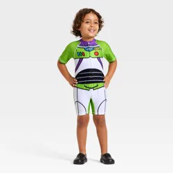 Disney Toddler Boys' Buzz Lightyear Unisuit - Green 2T