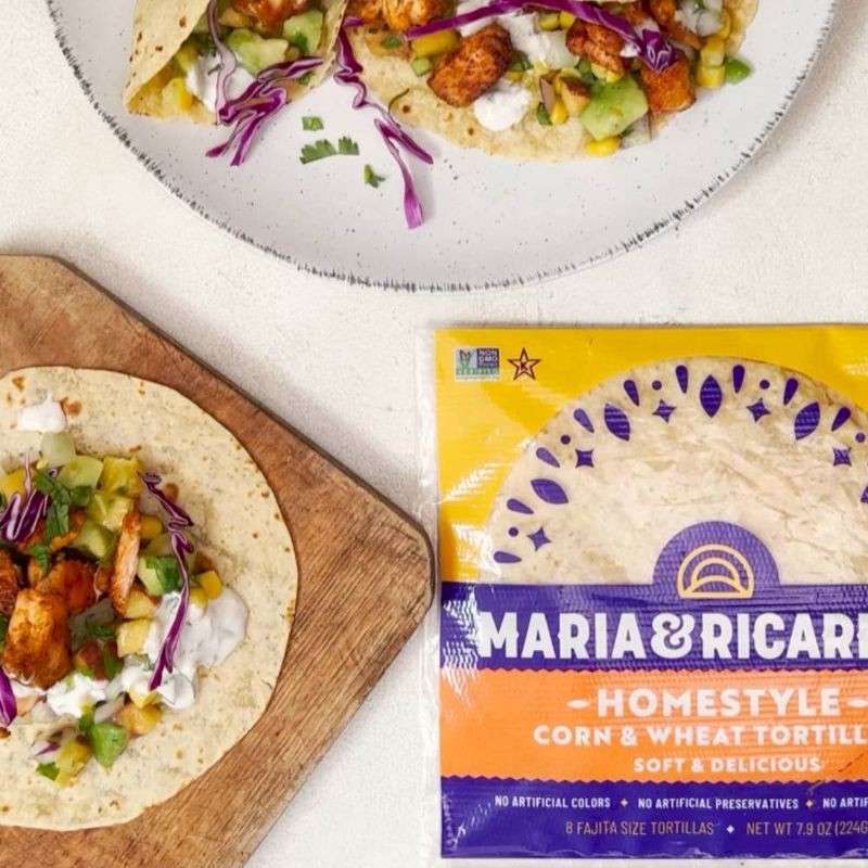 slide 3 of 7, Maria & Ricardo's Homestyle Corn & Wheat Tortillas - 7.9oz, 7.9 oz