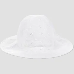 Carter's Just One You®️Baby Girls' Eyelet Swim Hat - White 6-12M