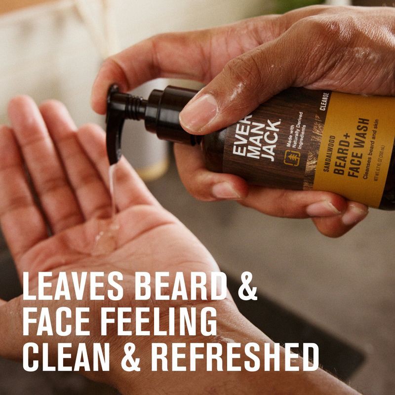 slide 4 of 9, Every Man Jack Beard and Face Wash - Vanilla + Cedar - 6.7 fl oz, 6.7 fl oz