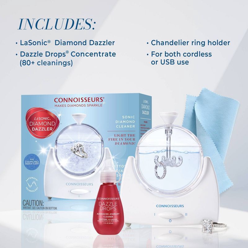 slide 4 of 4, Connoisseurs La Sonic Diamond Dazzler, 1 ct