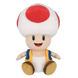 Little Buddy Nintendo: Lg Toad Stuffed Doll