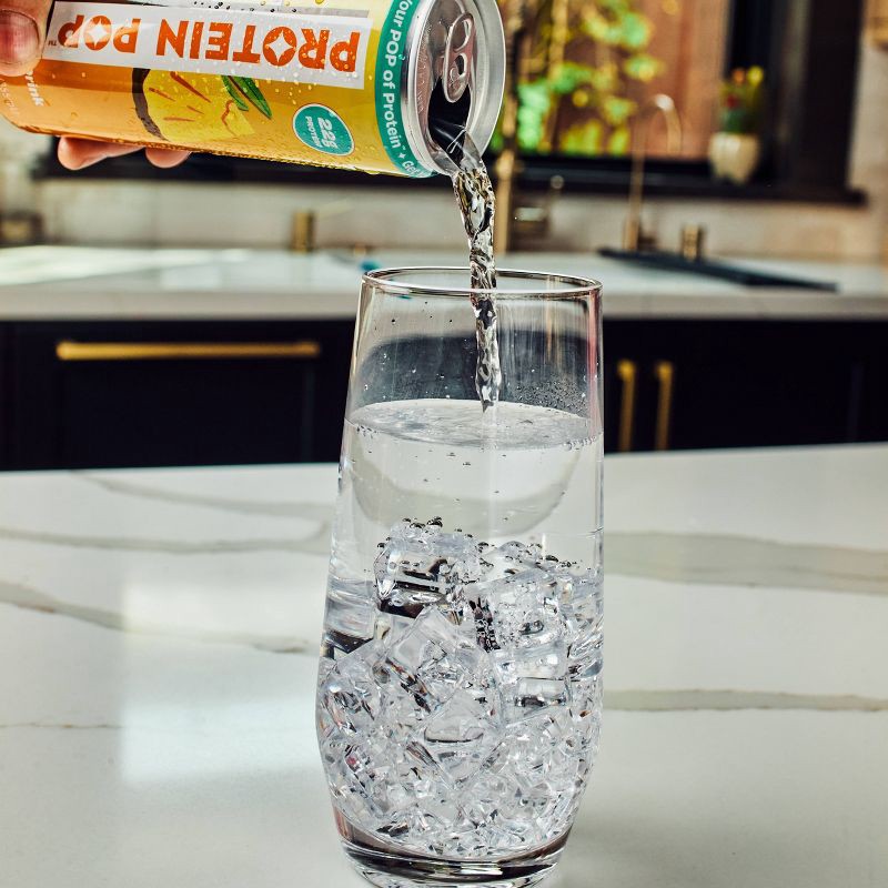 slide 5 of 6, Protein Pop Pina Colada Clear Protein Drink 12floz, 12 fl oz