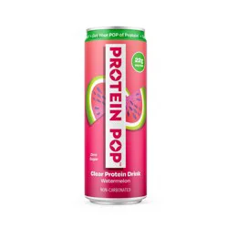 Protein Pop Watermelon Clear Protein Drink 12floz