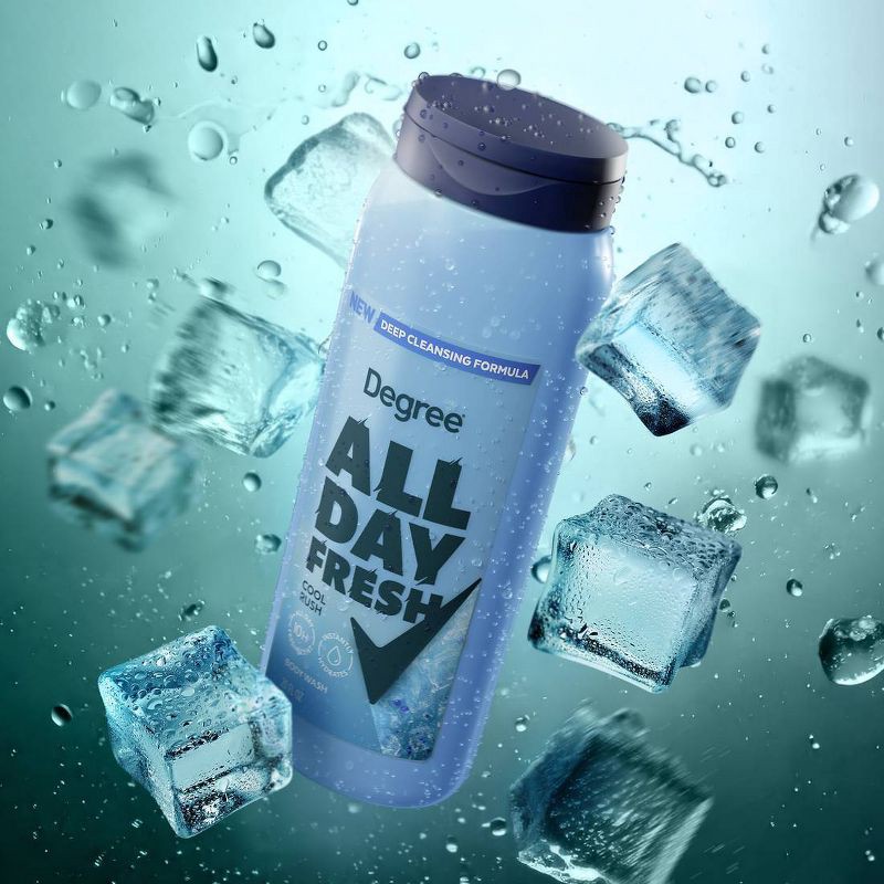 slide 5 of 9, Degree All Day Fresh Body Wash - Cool Rush - 20 fl oz, 20 fl oz