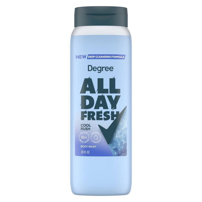 slide 1 of 9, Degree All Day Fresh Body Wash - Cool Rush - 20 fl oz, 20 fl oz