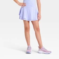Girls' Knit Skort - All In Motion™ Purple L