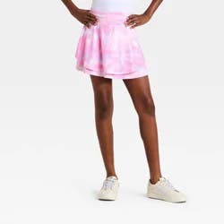 Girls' Knit Skort - All In Motion™ Pink XS