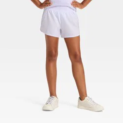 Girls' Run Shorts - All In Motion™ Lilac Purple S