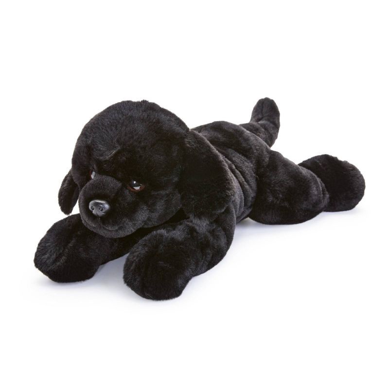 slide 5 of 7, FAO Schwarz 18" Lying Sweet Labrador Toy Plush - Black, 1 ct
