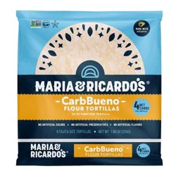 Maria & Ricardo's CarbBueno White Tortillas - 7.9oz