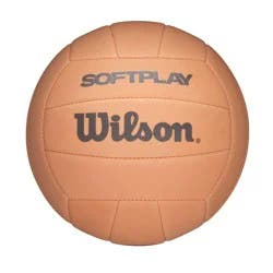 Wilson Soft Play Volleyball - Orange: Regulation Size, EVA Shell & Fill, 8.2" Diameter, Sports Ball