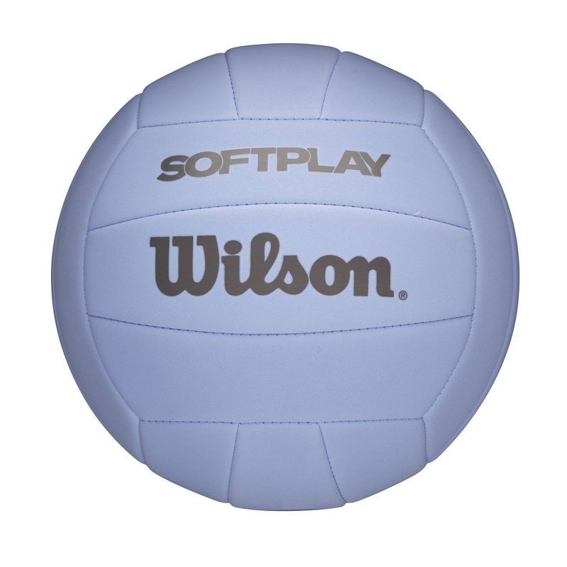 slide 1 of 6, Wilson Soft Play Volleyball - Purple: All Ages, 8.2" Diameter, 1 ct