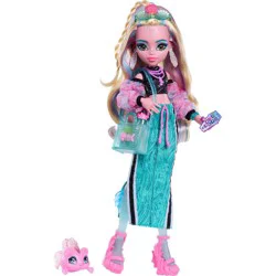 Monster High Lagoona Blue Fashion Doll in Maxi Skirt with Pet Neptuna and 7 Accessories
