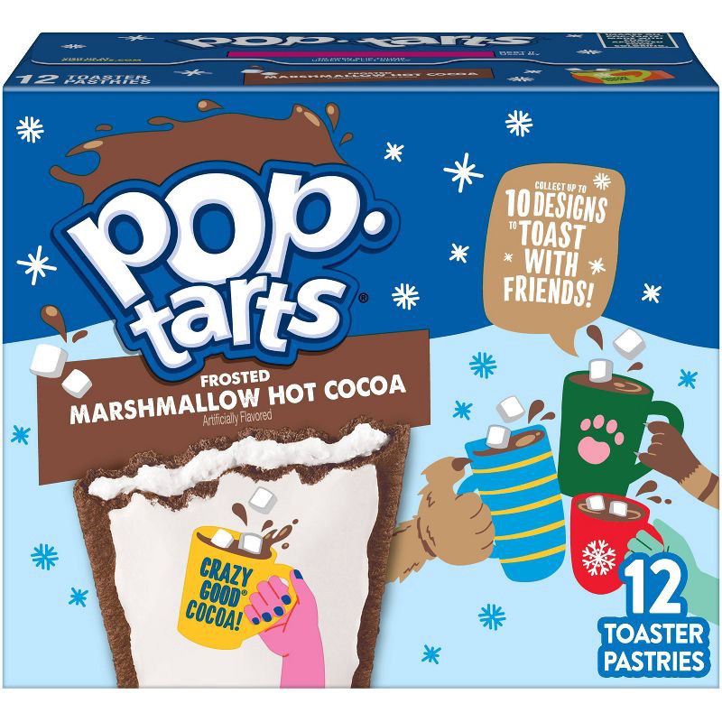 slide 1 of 5, Pop-Tarts Frosted Marshmallow Hot Cocoa Toaster Pastries - 20.3oz/12ct, 20.3 oz, 12 ct